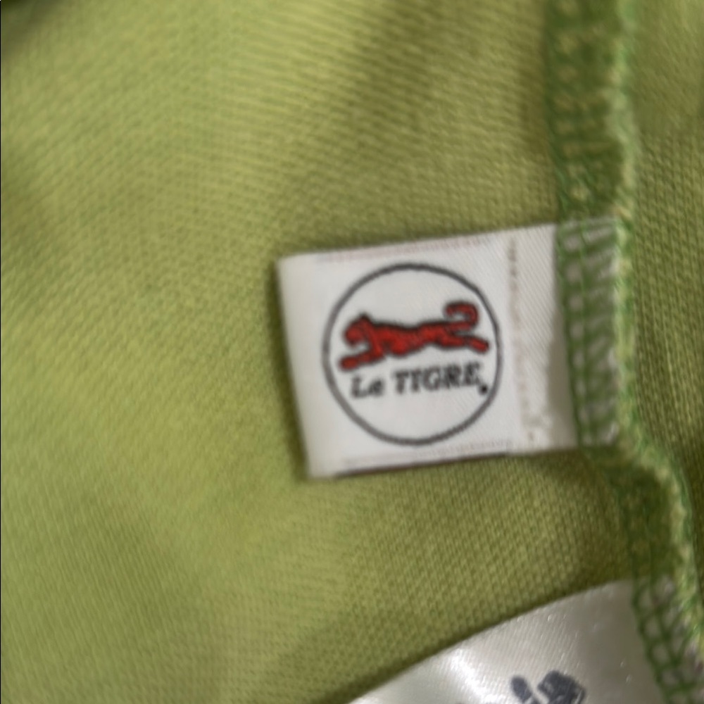 Vintage Le Tigre striped warm-up jacket. Men's XXL. Like new condition. Sharp! - Picture 7 of 9